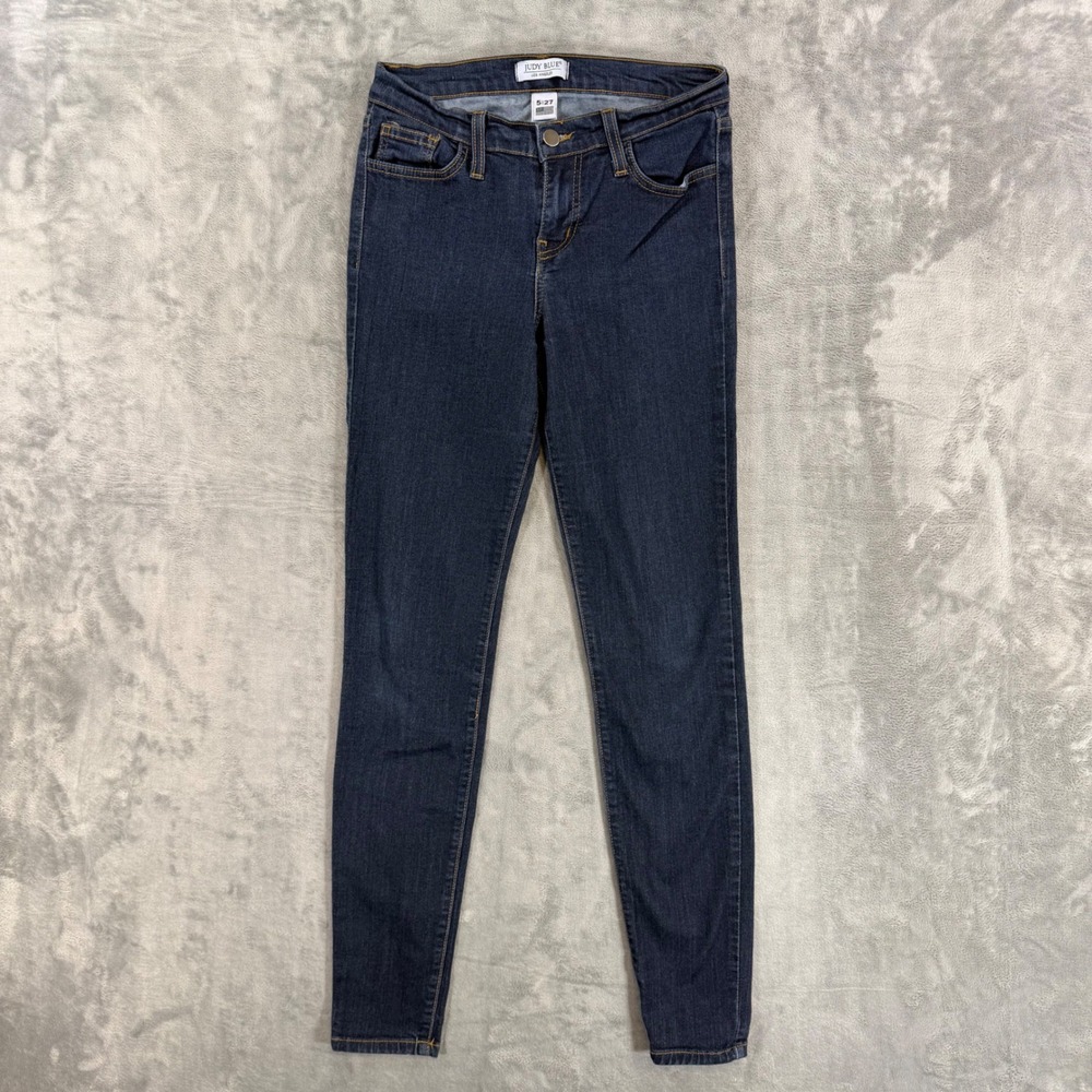 Judy Blue Skinny Jeans Women's Size 5 / 27 Blue Dark Wash Stretch USA